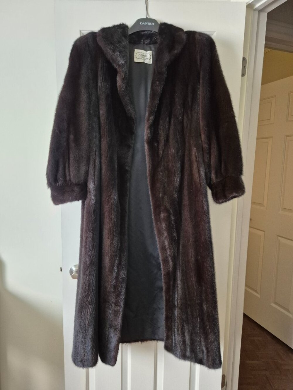 Giorgio Ferrini Vintage Full Length Mink Coat XL 44